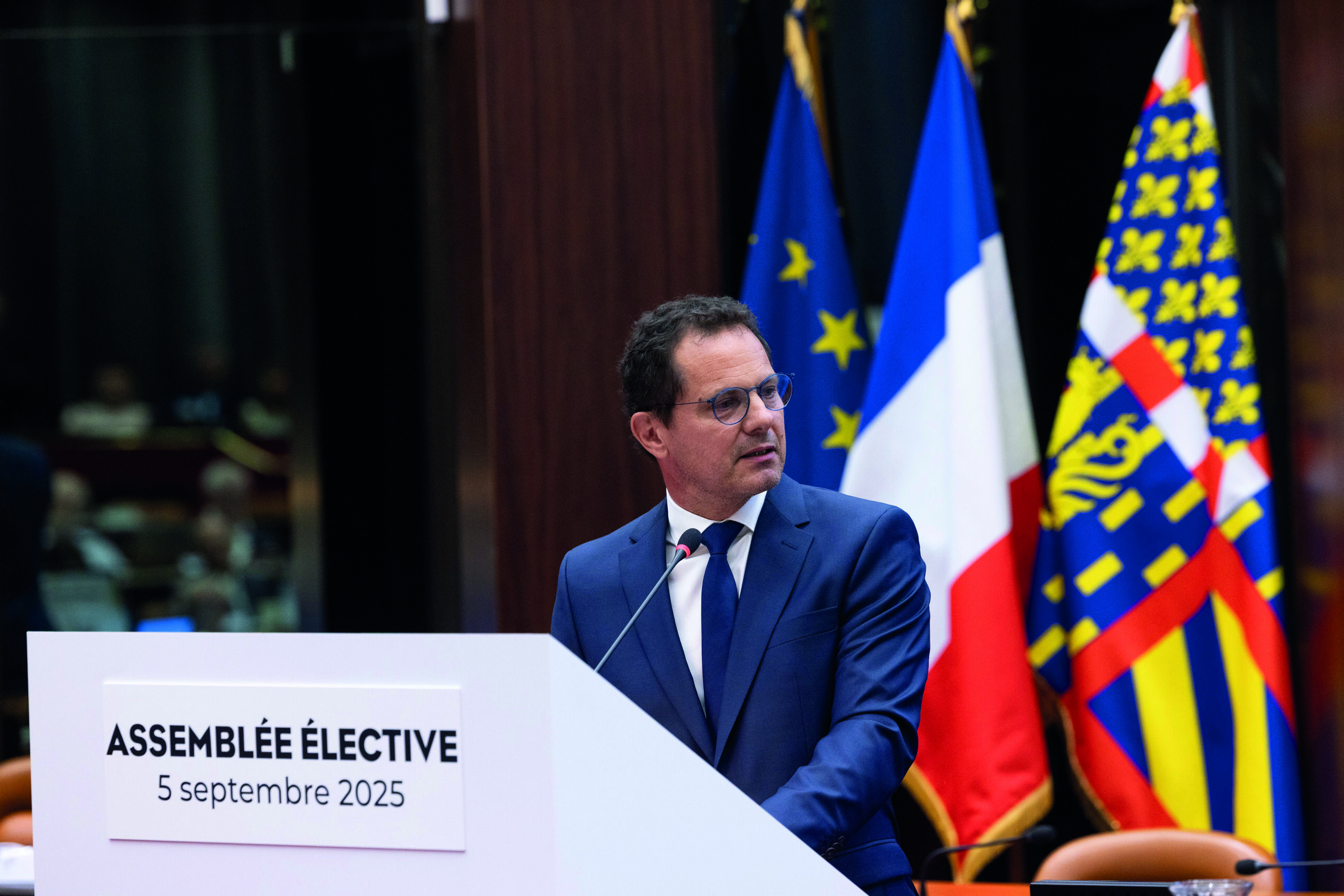 Jérôme Durain, président du Conseil Régional de Bourgogne-Franche-Comté